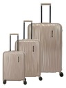 Travelite Sada cestovných kufrov Travelite BARBARA Novelty S,M,L Satén Nude