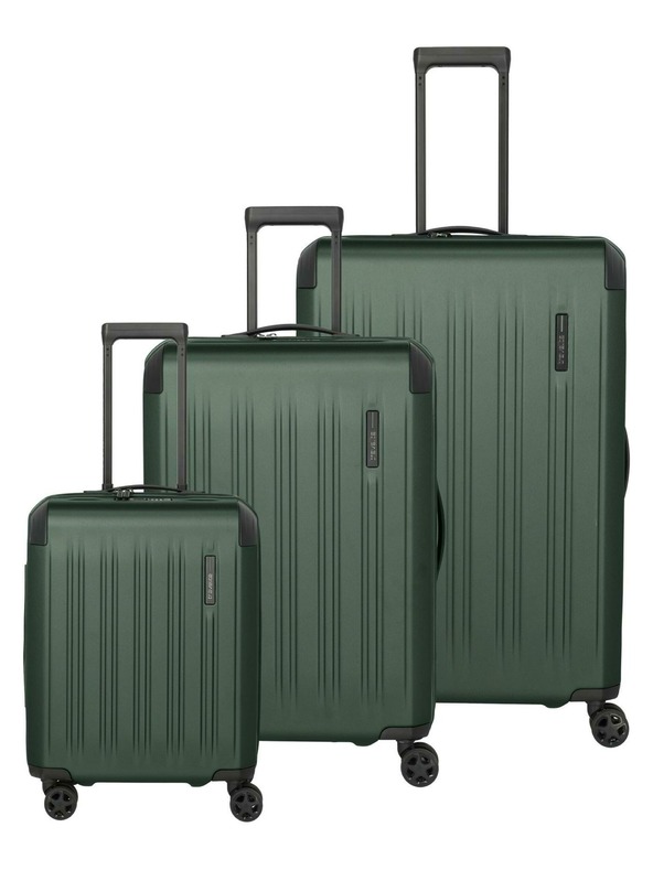 Travelite Sada cestovných kufrov Travelite Dynamiic S,M,L exp Green