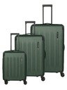 Travelite Sada cestovných kufrov Travelite Dynamiic S,M,L exp Green