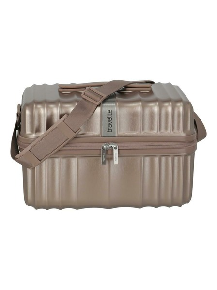 Travelite Kozmetický kufrík Travelite Paros Beauty Case Cappuccino