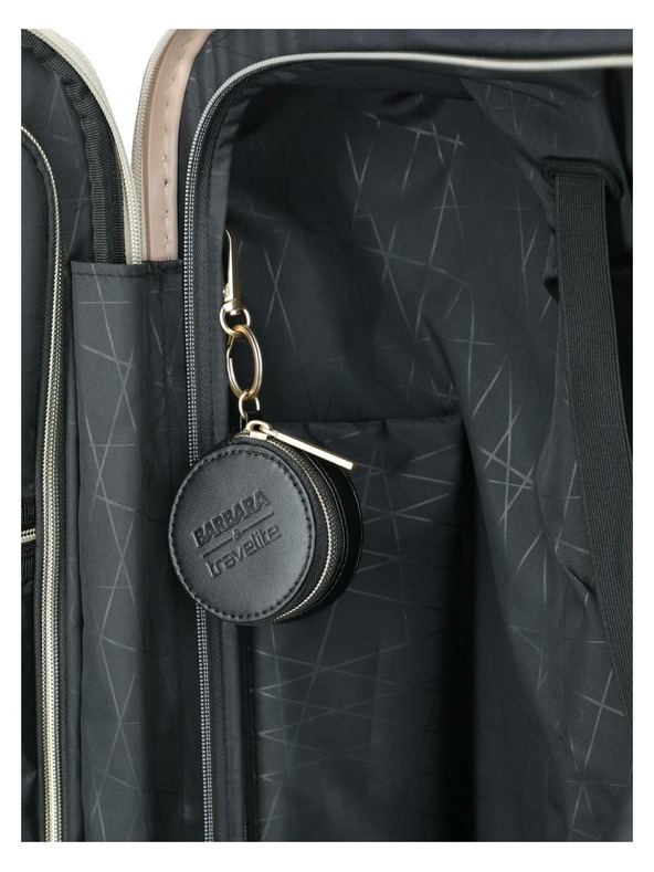 Travelite Cestovný kufor Travelite BARBARA Novelty S Satin Nude