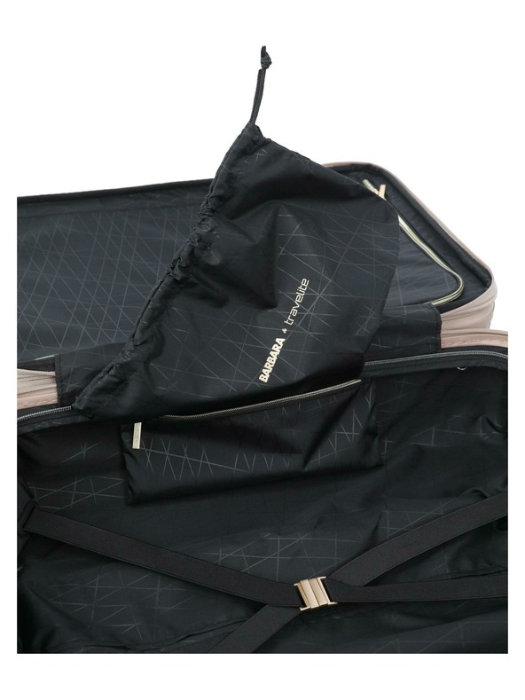 Travelite Cestovný kufor Travelite BARBARA Novelty S Satin Nude