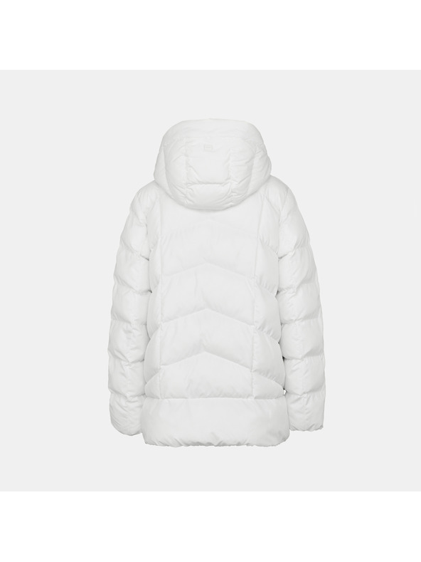 Geox Biela dámska páperová bunda Geox Anylla