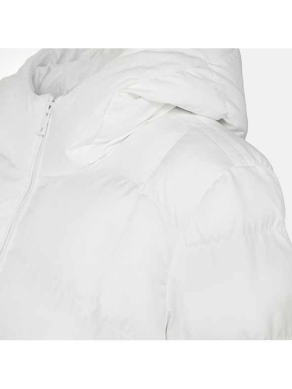 Geox Biela dámska páperová bunda Geox Anylla