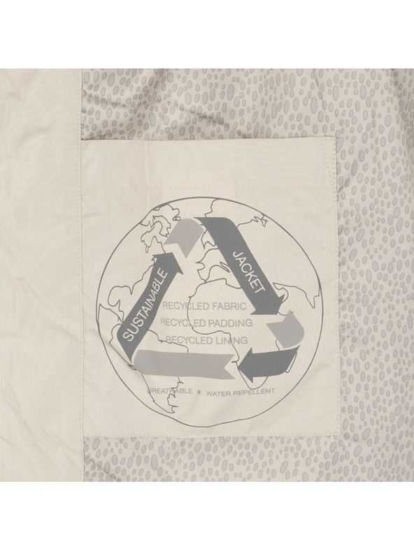 Geox Béžová dámska páperová bunda Geox Anylla