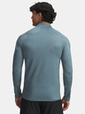 Under Armour Pánske tričko Under Armour Cold Weather Grid LS Mock-BLU
