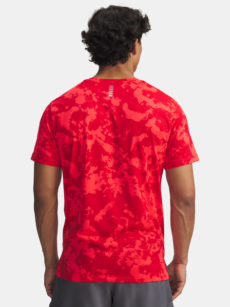 Under Armour Pánske tričko Under Armour UA Launch Printed SS-RED