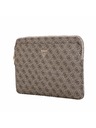 Guess Guess PU 4G Triangle Logo Obal na notebook 14" Hnedý