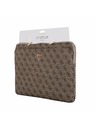 Guess Guess PU 4G Triangle Logo Obal na notebook 14" Hnedý