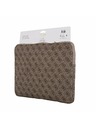 Guess Guess PU 4G Triangle Logo Obal na notebook 14" Hnedý
