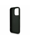 Guess Guess PU 4G Metal Logo Popruh Zadný kryt pre iPhone 15 Pro Max Čierny