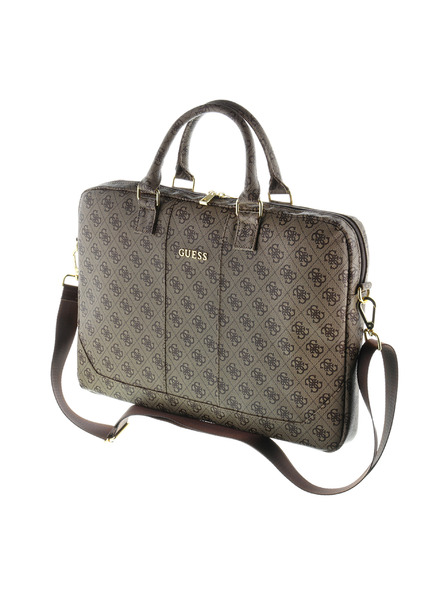 Guess Guess 4G UpTown Taška na notebook 15" Hnedá