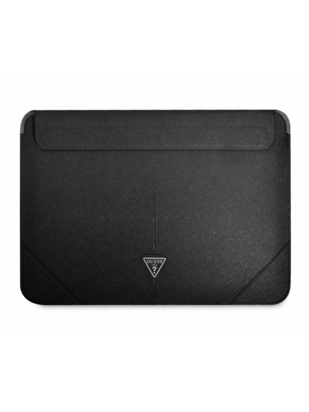 Guess Guess Saffiano Triangle Metal Logo Obal na počítač 13/14" Čierny