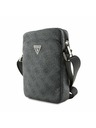 Guess Guess PU 4G Triangle Logo Taška 8" Čierna