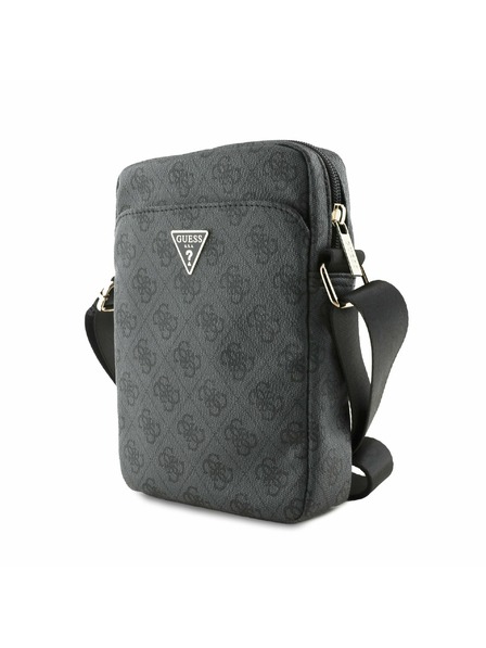 Guess Guess PU 4G Triangle Logo Taška 8" Čierna