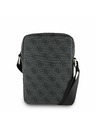 Guess Guess PU 4G Triangle Logo Taška 8" Čierna