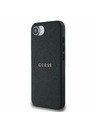 Guess Guess PU Grained Classic Logo MagSafe Zadný Kryt pre iPhone 16e Black