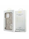 Guess Guess PU 4G Metal Logo Stand Camera Frame Zadný Kryt pre iPhone 16 Pro Pink