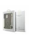 Guess Guess PU Leather 4G Colored Ring Strap MagSafe Zadný Kryt pre iPhone 16 Pro Brown