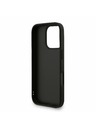 Guess Guess PU 4G Metal Logo Strap Zadný Kryt pre iPhone 16 Pro Max Black