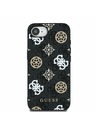 Guess Guess PU 4G Peony MagSafe Zadný Kryt pre iPhone 16e Black