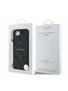 Guess Guess PU Leather 4G Colored Ring MagSafe Zadný Kryt pre iPhone 16e Black
