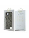 Guess Guess PU Koža 4G Farebný prsteň MagSafe Zadný kryt pre iPhone 16e Brown