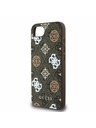 Guess Guess PU 4G Pivonka MagSafe Zadný kryt pre iPhone 16e Brown