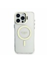 Guess Guess PC/TPU Electroplated Stand Camera Frame MagSafe Zadný Kryt s Vymeniteľným Pozadím pre iPhone 16 Pro Max