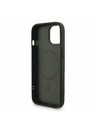 Guess Guess PU Leather 4G Colored Ring Strap MagSafe Zadný Kryt pre iPhone 14 Black