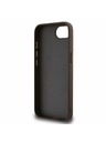Guess Guess PU 4G Metal Logo Zadný Kryt pre iPhone 16e Brown