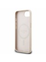 Guess Guess PU 4G Small Metal Logo MagSafe Zadný Kryt pre iPhone 16e Pink