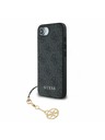 Guess Guess 4G Prívesok Zadný Kryt pre iPhone 16e Tón v Tóne Sivá