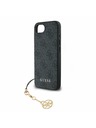 Guess Guess 4G Prívesok Zadný Kryt pre iPhone 16e Tón v Tóne Sivá