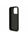 Guess Guess PU Kožený 4G Farebný Prsteň Popruh MagSafe Zadný Kryt pre iPhone 16 Pro Black