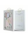 Guess Guess PU Zrnitý Ruže 4G Metal Logo Zadný Kryt pre iPhone 16 Pro Pink