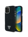 Guess Guess Denim Trojuholníkové Logo MagSafe Zadný Kryt pre iPhone 16 Pro Black