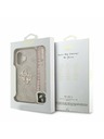 Guess Guess PU 4G Metal Logo Popruh Zadný Kryt pre iPhone 16 Pink