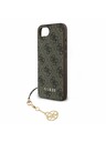 Guess Guess 4G Prívesok Zadný Kryt pre iPhone 16e Tón v tóne Brown