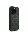 Guess Guess PU Koža 4G Farebný Prsteň Strap MagSafe Zadný Kryt pre iPhone 15 Pro Black