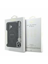 Guess Guess PU Koža 4G Farebný Prsteň Strap MagSafe Zadný Kryt pre iPhone 16 Black