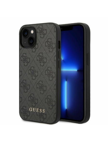 Guess Guess 4G Zadný Kryt pre iPhone 14 Brown