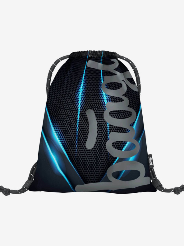 BAAGL  Čierny 3 set skate bluelight: batoh, penál, taška Baagl