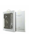 Guess Guess PU 4G Metal Logo Strap Zadný Kryt pre iPhone 16 Brown
