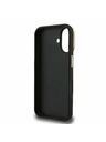 Guess Guess PU Grained 4G Logo Stand Camera Frame Zadný Kryt pre iPhone 16 Black