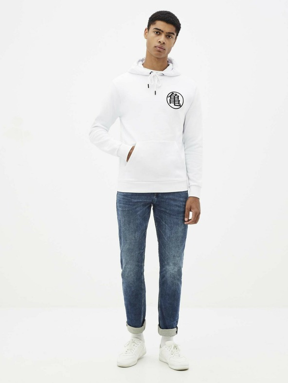 Celio Modré slim fit džínsy Celio Sokreen