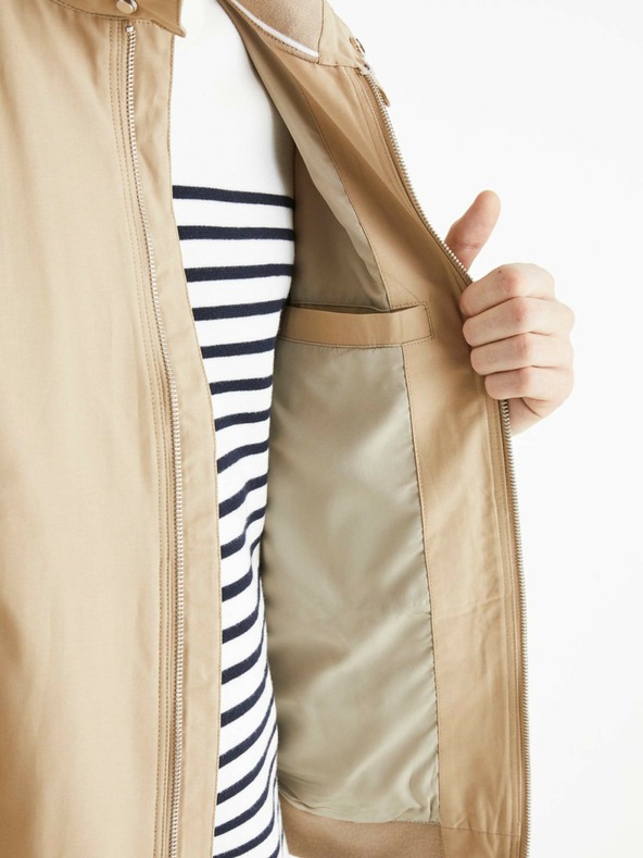 Celio Béžová pánska bunda Celio Bucoton1