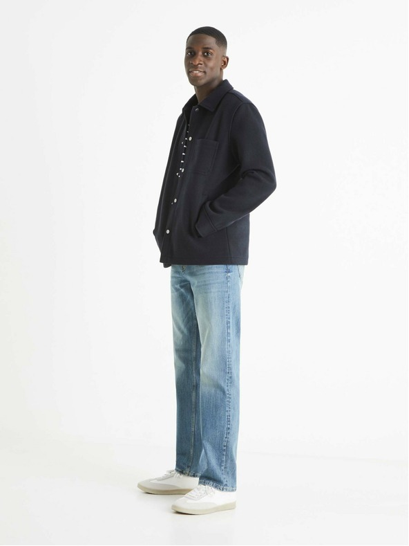 Celio Svetlomodré pánske džínsy rovného strihu Celio C5