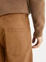 Celio Hnedé pánske džínsy rovného strihu Celio Vopry1
