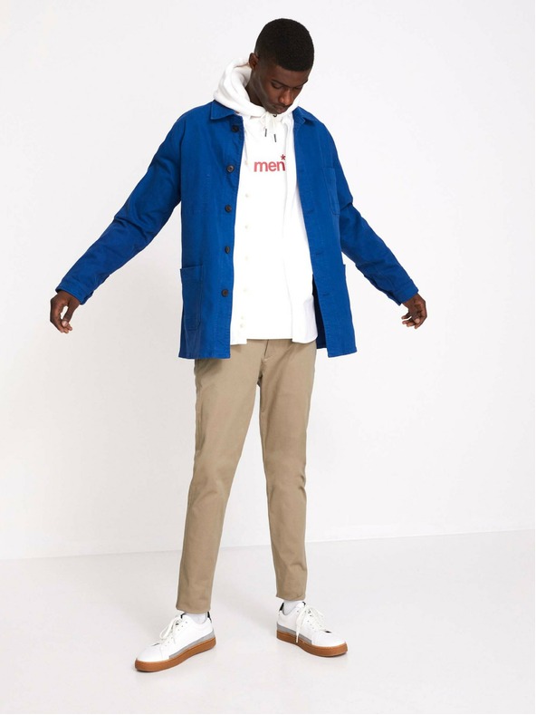 Celio Modrá pánska ľahká bunda s vreckami Celio Muse